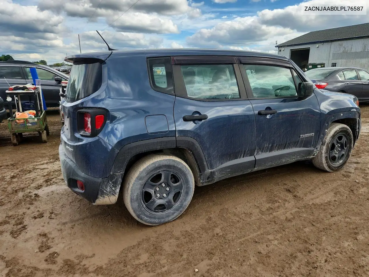 2020 JEEP RENEGADE VIN ZACNJAAB0LPL76587 — фото 3