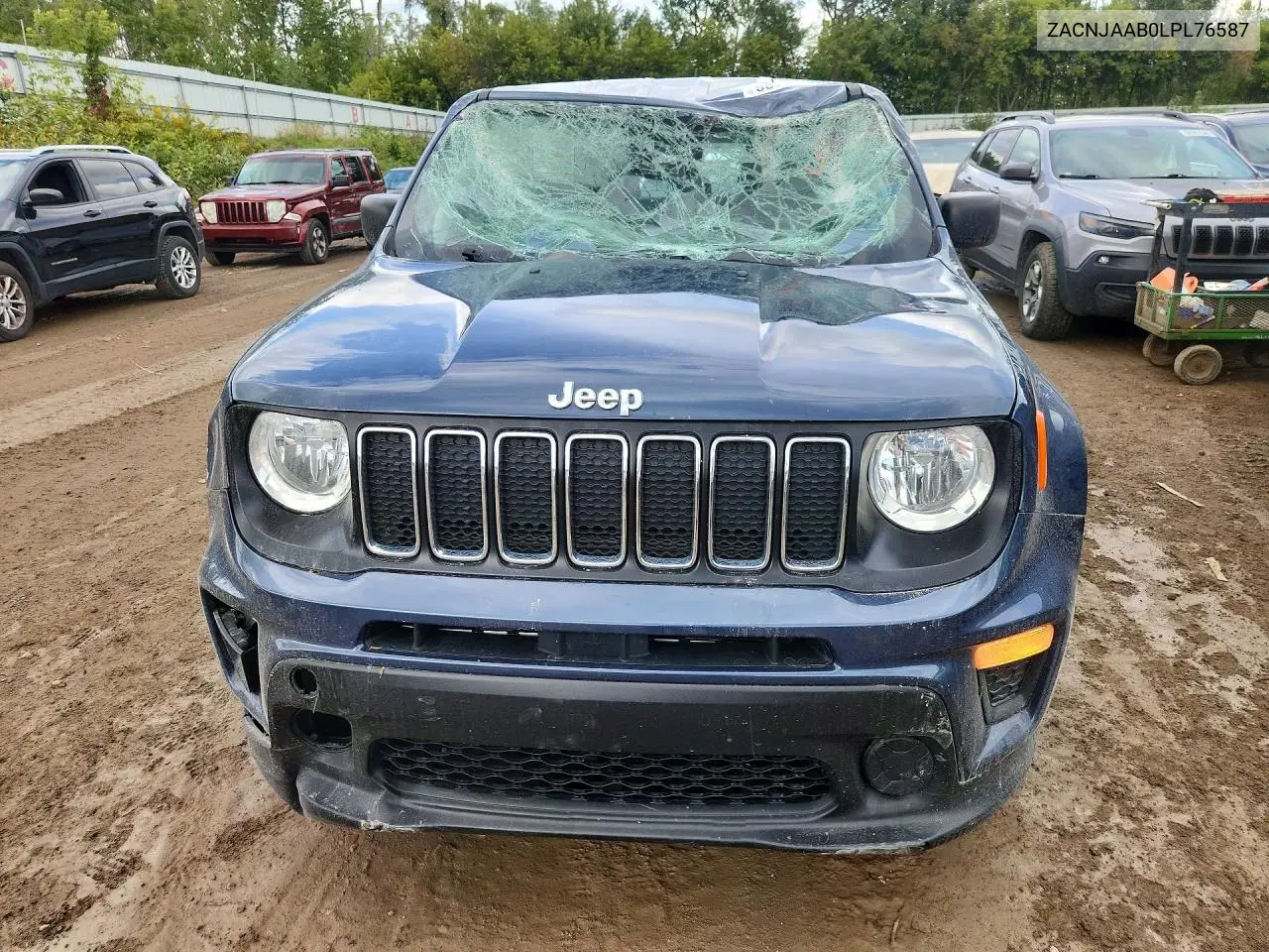 2020 JEEP RENEGADE VIN ZACNJAAB0LPL76587 — фото 5
