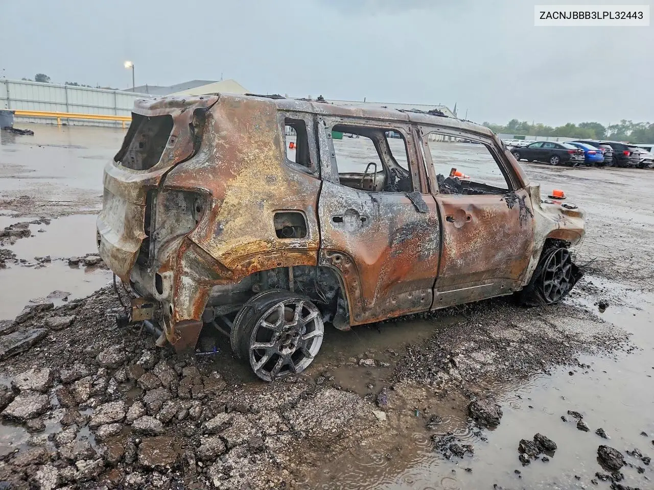 2020 JEEP RENEGADE VIN ZACNJBBB3LPL32443 — фото 3