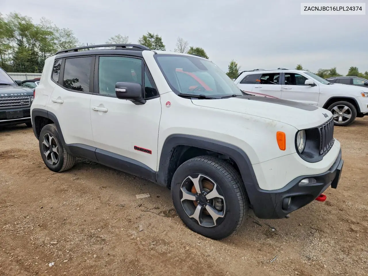 2020 JEEP RENEGADE VIN ZACNJBC16LPL24374 — фото 4