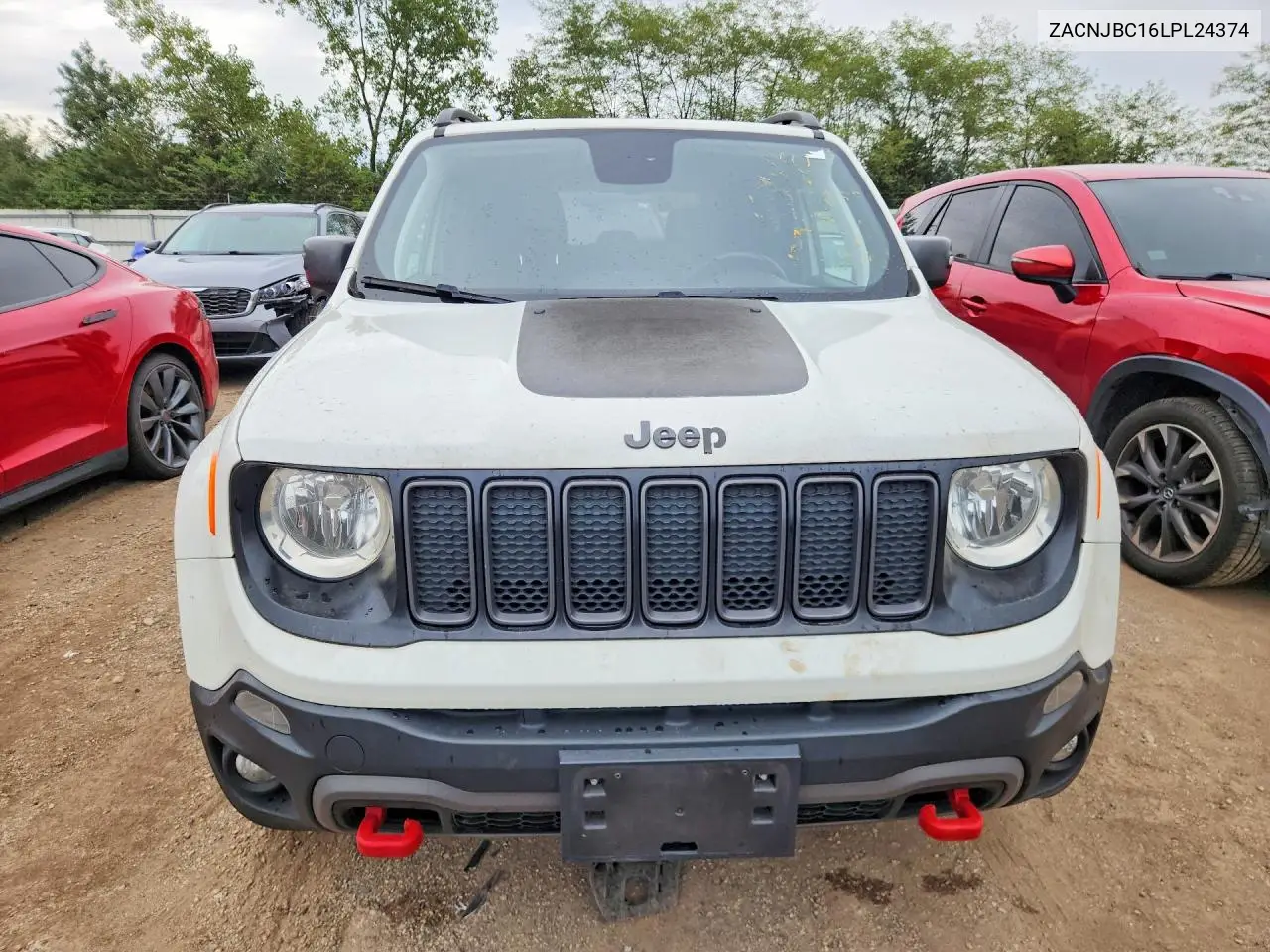 2020 JEEP RENEGADE VIN ZACNJBC16LPL24374 — фото 5