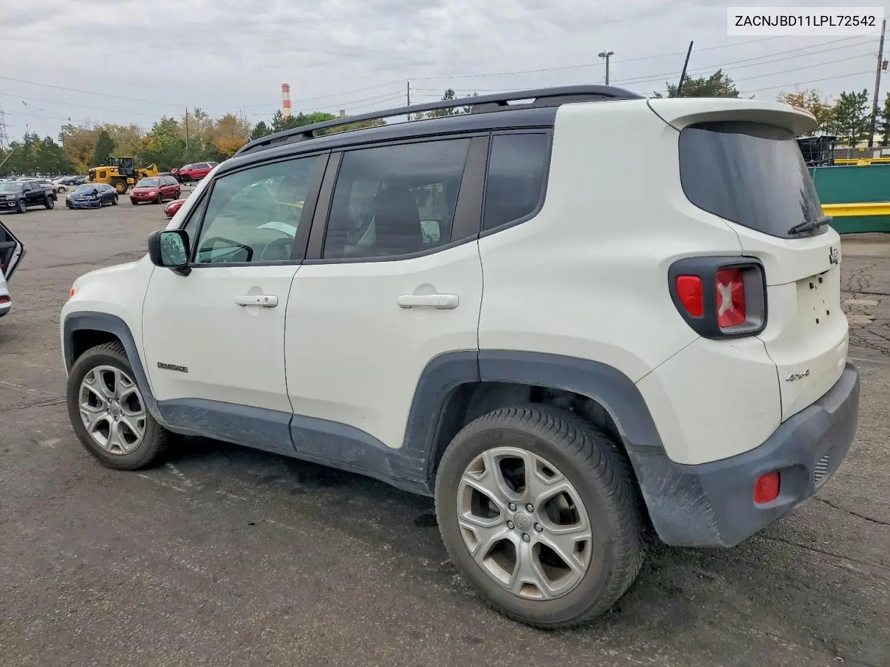 2020 JEEP RENEGADE VIN ZACNJBD11LPL72542 — фото 2