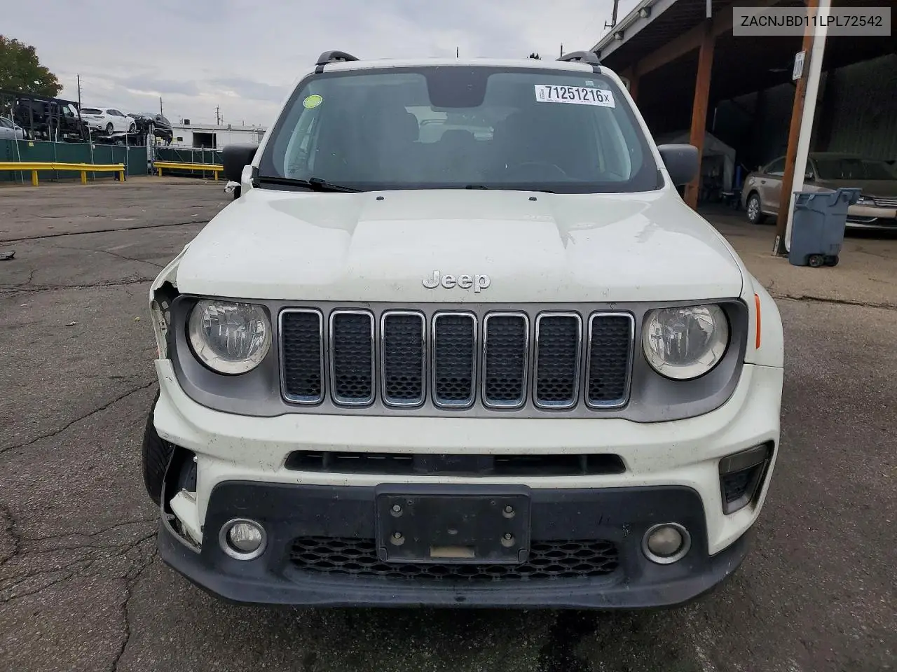 2020 JEEP RENEGADE VIN ZACNJBD11LPL72542 — фото 5