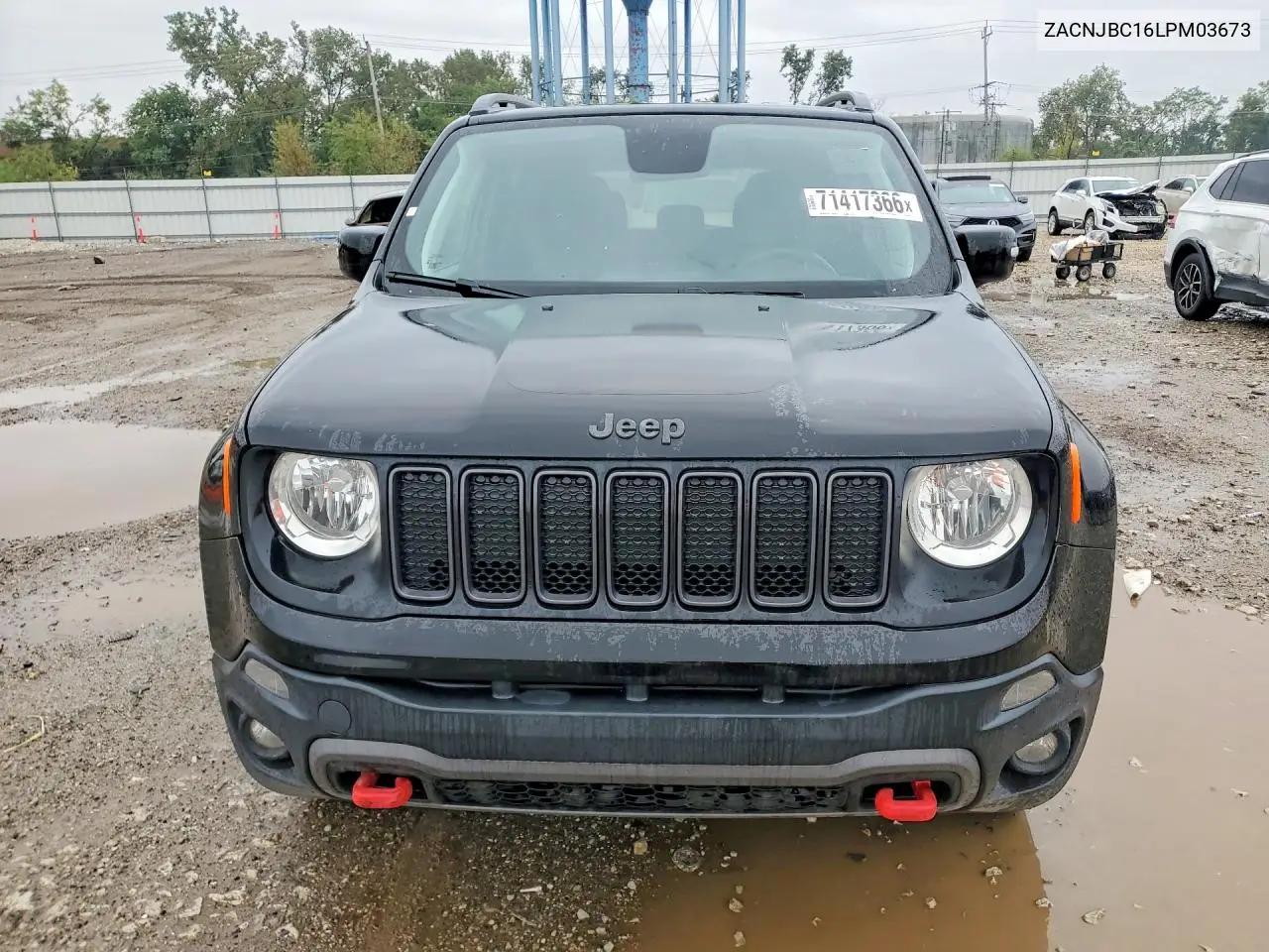 2020 JEEP RENEGADE VIN ZACNJBC16LPM03673 — фото 5