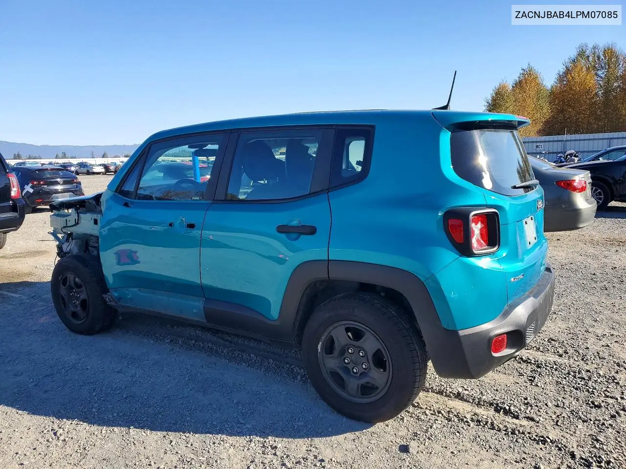 2020 JEEP RENEGADE VIN ZACNJBAB4LPM07085 — фото 2