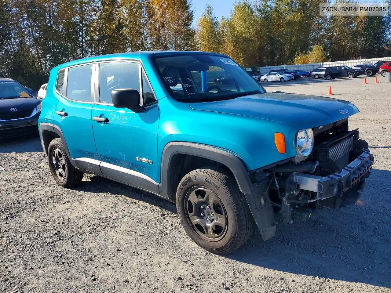 2020 JEEP RENEGADE VIN ZACNJBAB4LPM07085 — фото 4