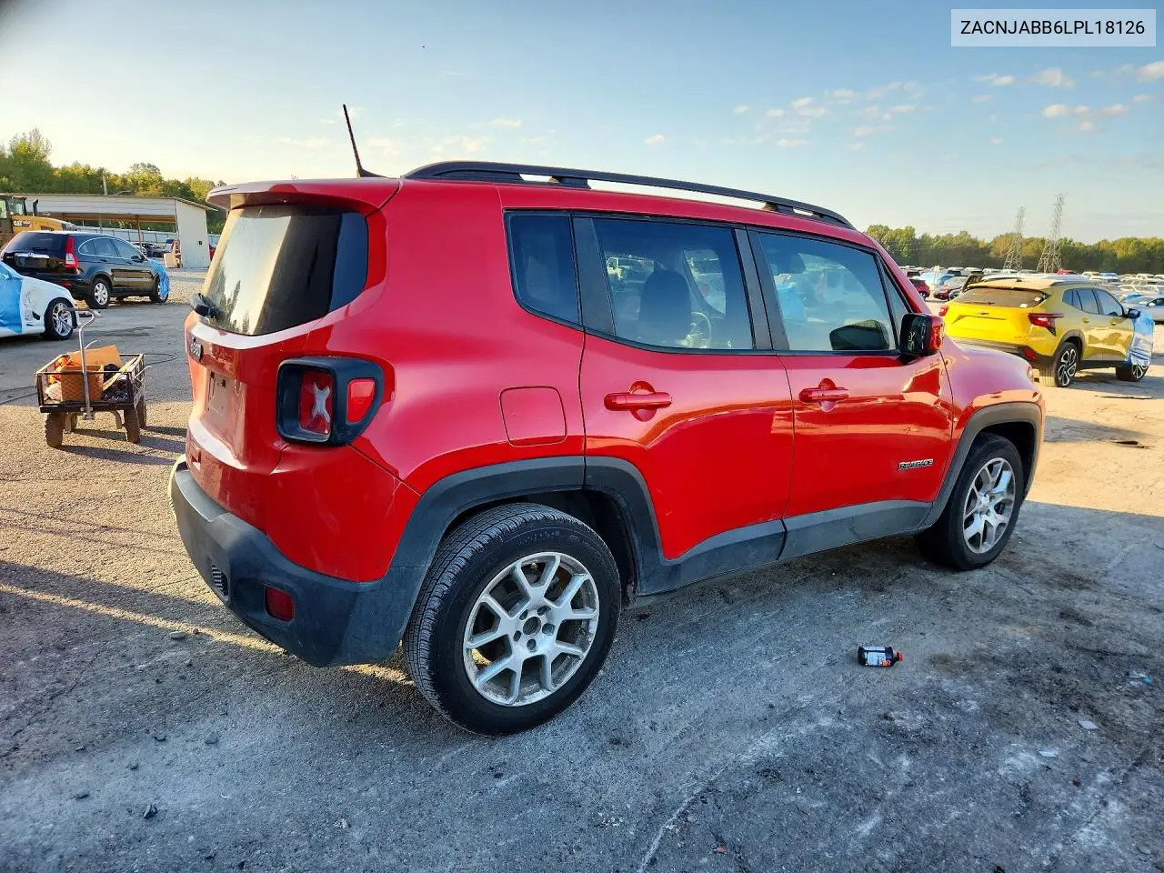 2020 JEEP RENEGADE VIN ZACNJABB6LPL18126 — фото 3