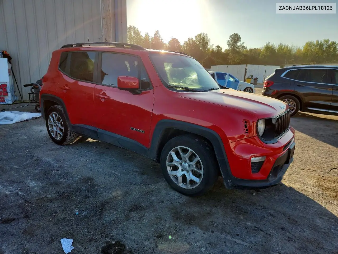 2020 JEEP RENEGADE VIN ZACNJABB6LPL18126 — фото 4