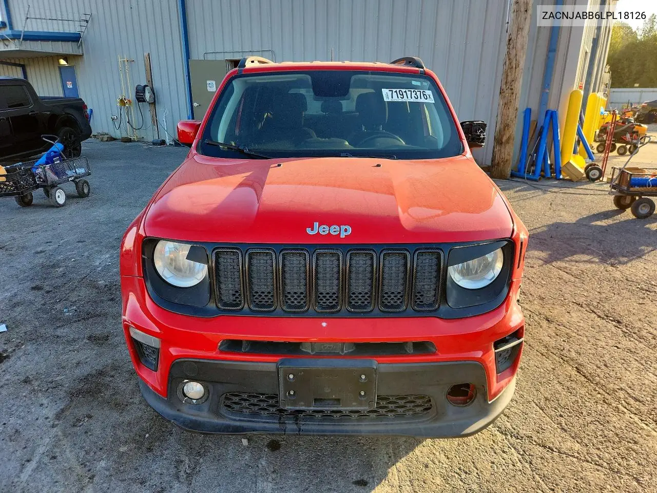 2020 JEEP RENEGADE VIN ZACNJABB6LPL18126 — фото 5