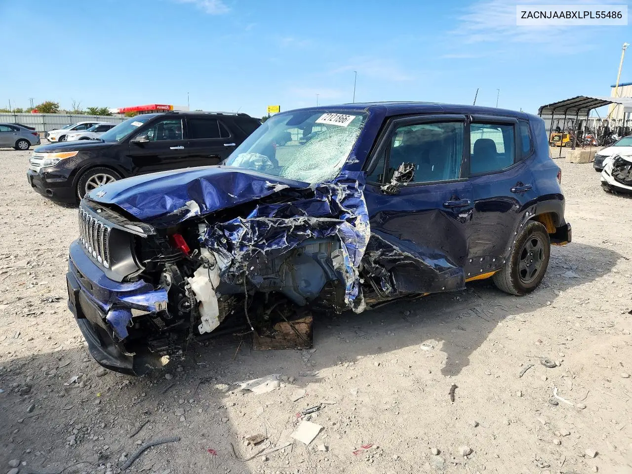 JEEP RENEGADE 2020, VIN ZACNJAABXLPL55486