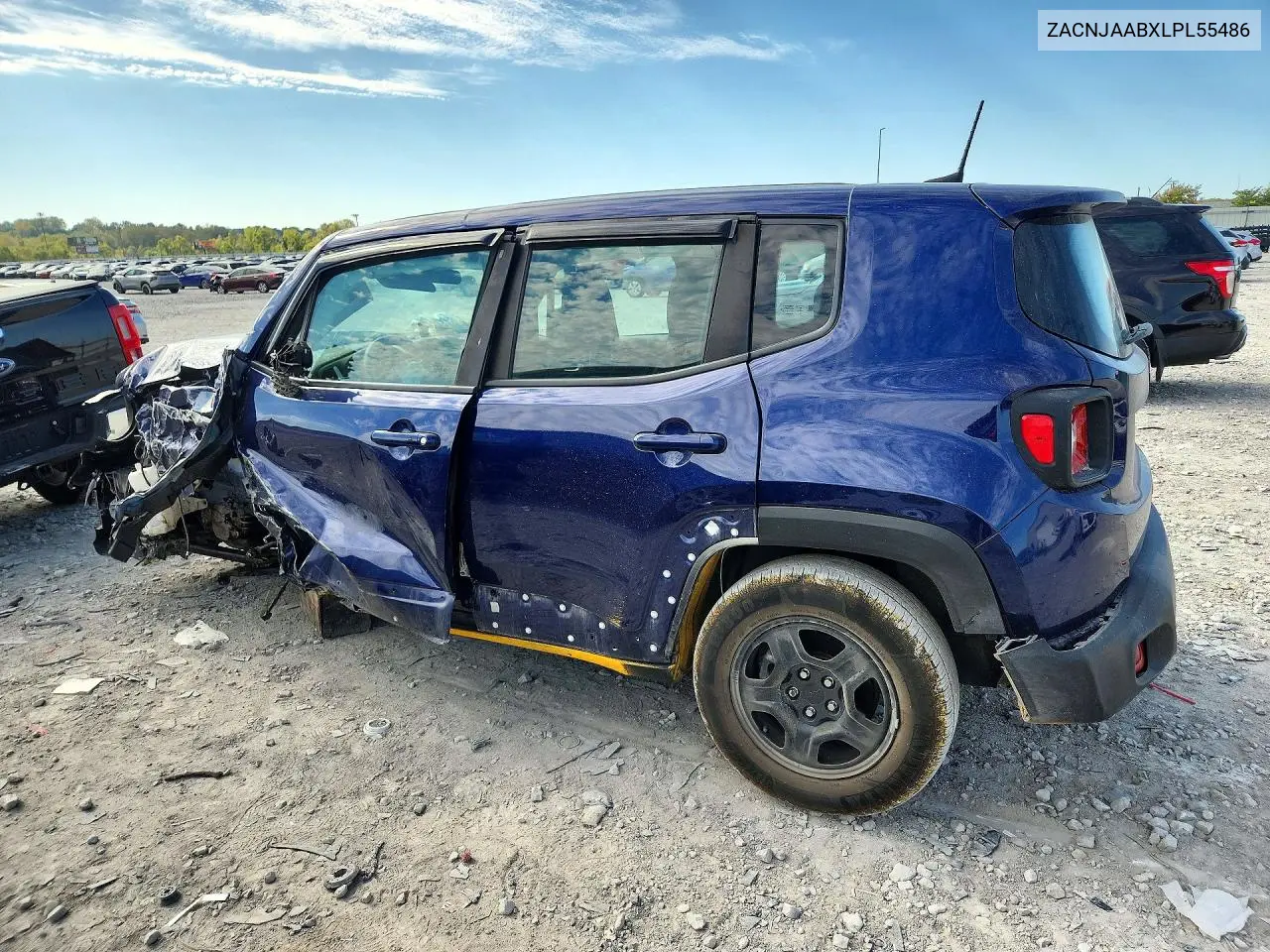 2020 JEEP RENEGADE VIN ZACNJAABXLPL55486 — фото 2