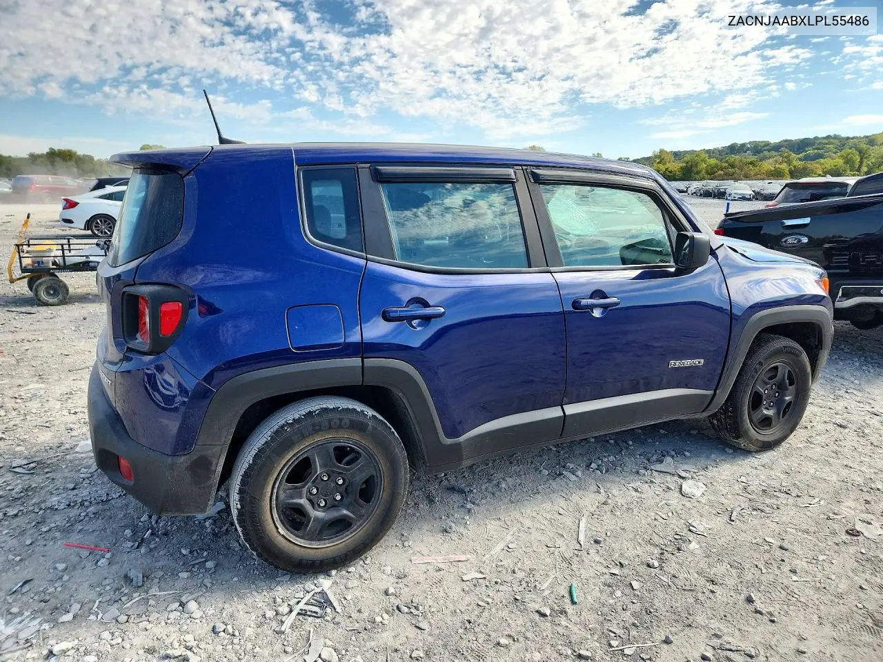 2020 JEEP RENEGADE VIN ZACNJAABXLPL55486 — фото 3