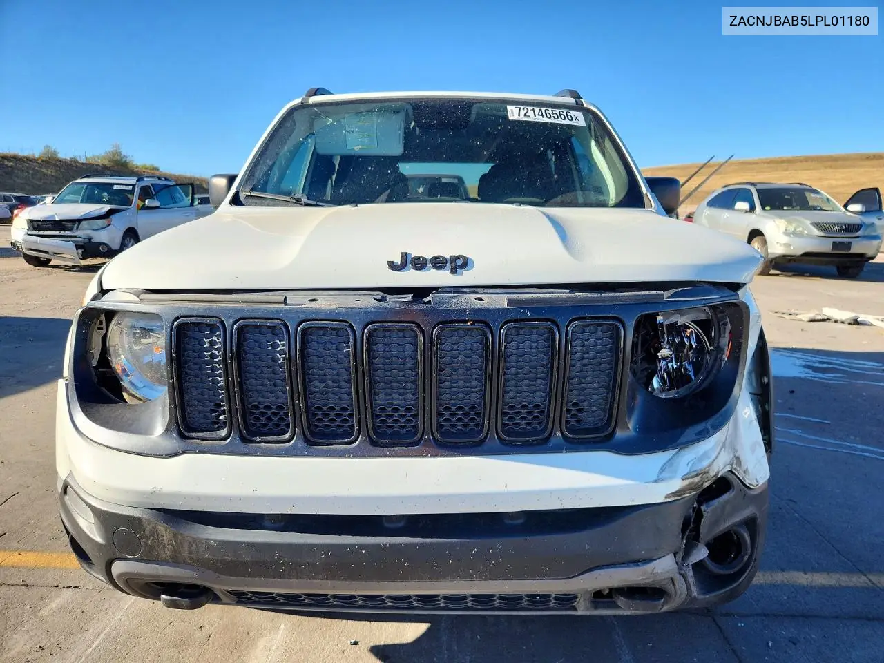 2020 JEEP RENEGADE VIN ZACNJBAB5LPL01180 — фото 5