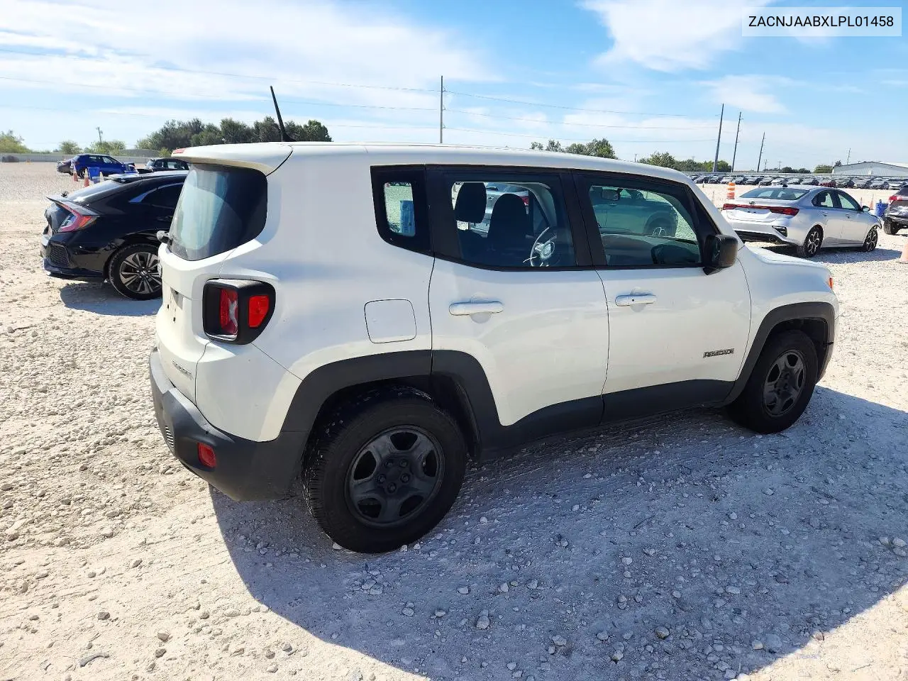2020 JEEP RENEGADE VIN ZACNJAABXLPL01458 — фото 3