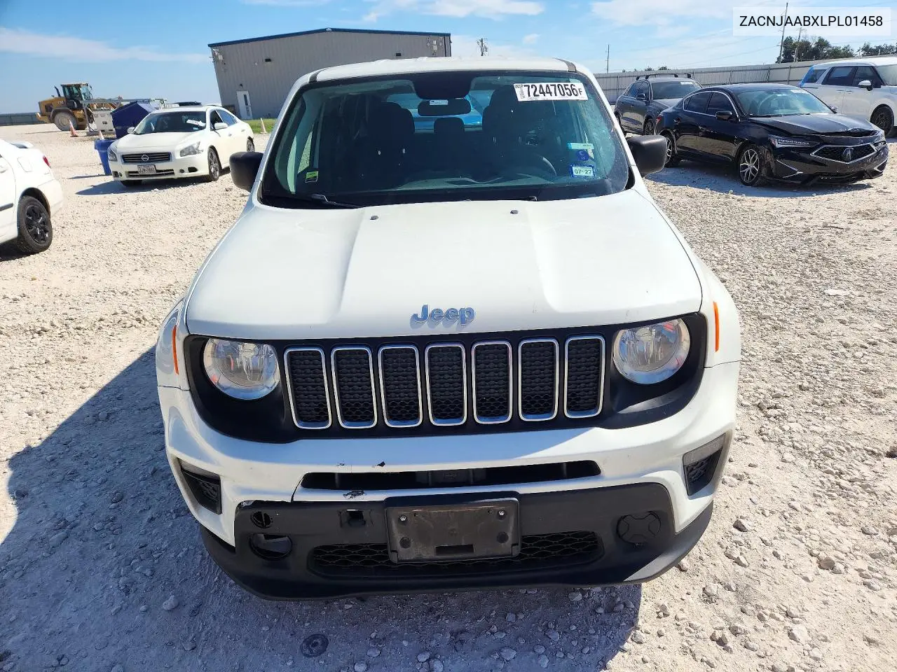 2020 JEEP RENEGADE VIN ZACNJAABXLPL01458 — фото 5