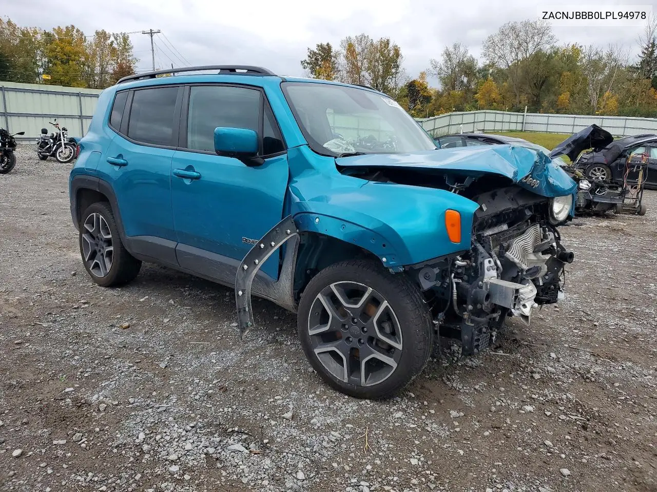 2020 JEEP RENEGADE VIN ZACNJBBB0LPL94978 — фото 4