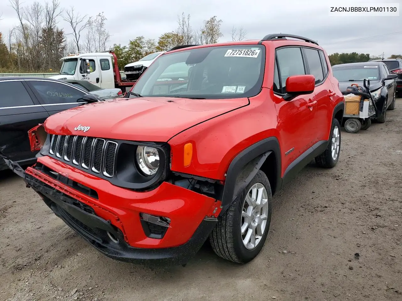 JEEP RENEGADE 2020, VIN ZACNJBBBXLPM01130