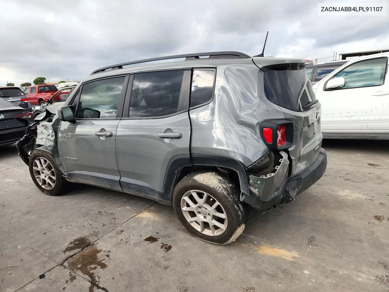 2020 JEEP RENEGADE VIN ZACNJABB4LPL91107 — фото 2