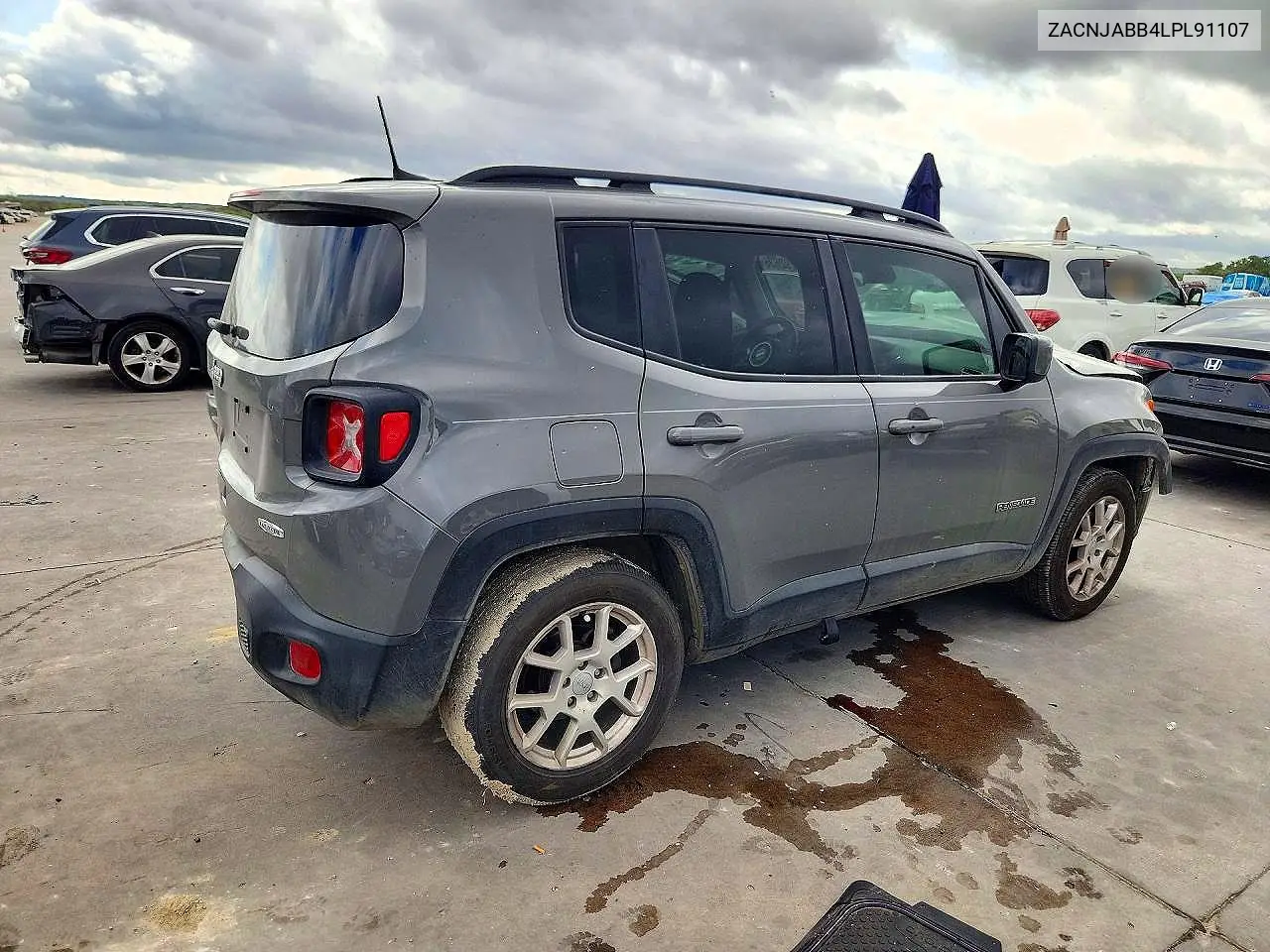 2020 JEEP RENEGADE VIN ZACNJABB4LPL91107 — фото 3