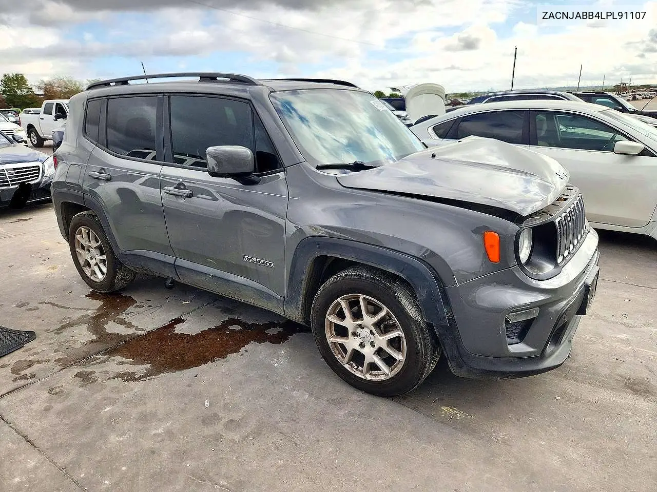 2020 JEEP RENEGADE VIN ZACNJABB4LPL91107 — фото 4