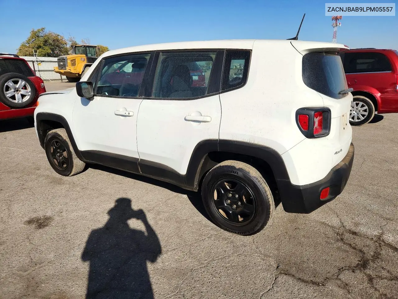 2020 JEEP RENEGADE VIN ZACNJBAB9LPM05557 — фото 2