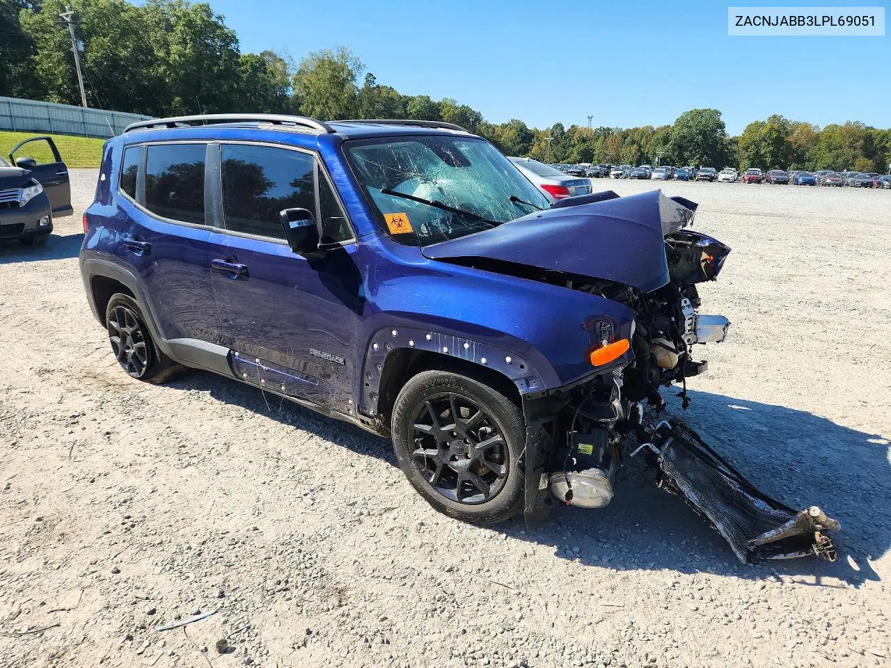 2020 JEEP RENEGADE VIN ZACNJABB3LPL69051 — фото 4
