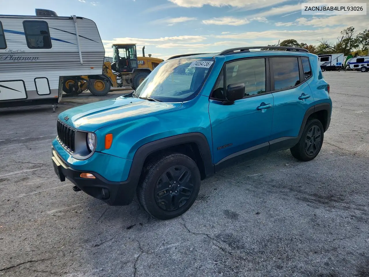 JEEP RENEGADE 2020, VIN ZACNJBAB4LPL93026