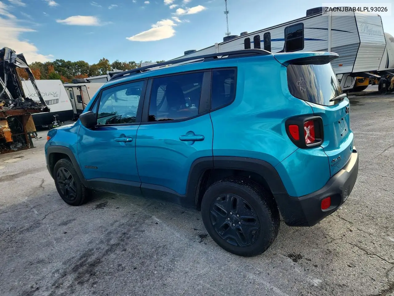 2020 JEEP RENEGADE VIN ZACNJBAB4LPL93026 — фото 2