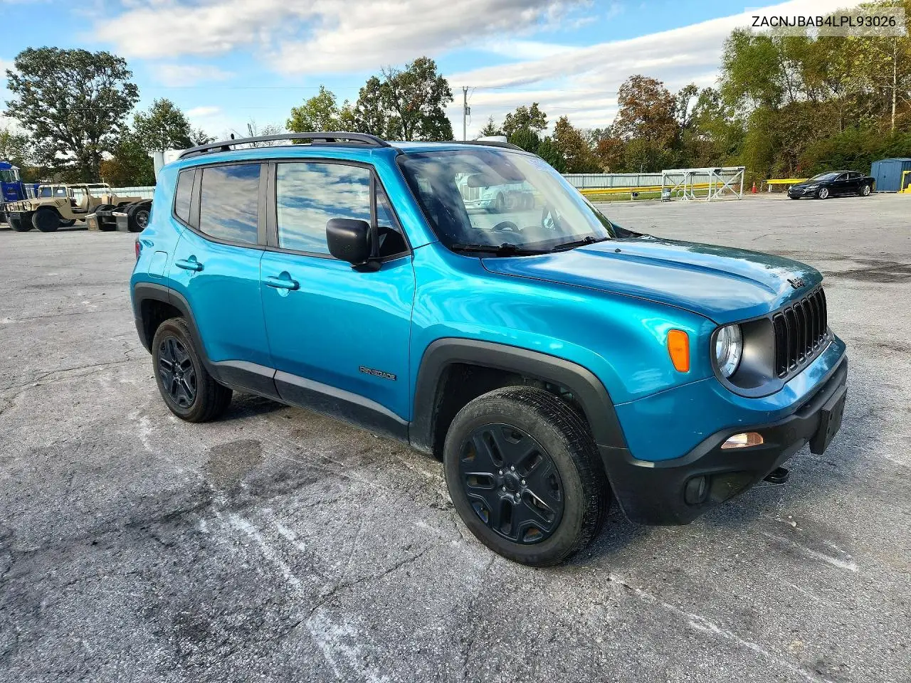 2020 JEEP RENEGADE VIN ZACNJBAB4LPL93026 — фото 4