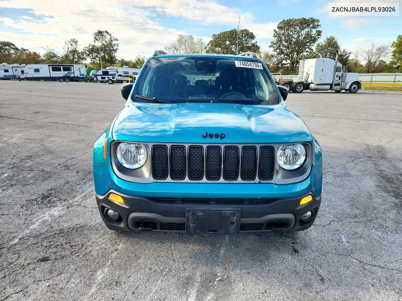 2020 JEEP RENEGADE VIN ZACNJBAB4LPL93026 — фото 5