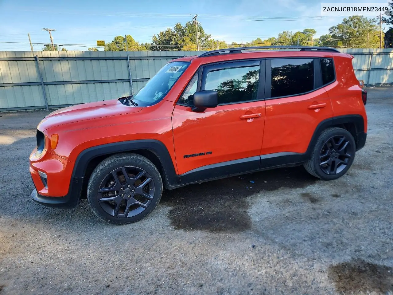 JEEP RENEGADE 2021, VIN ZACNJCB18MPN23449
