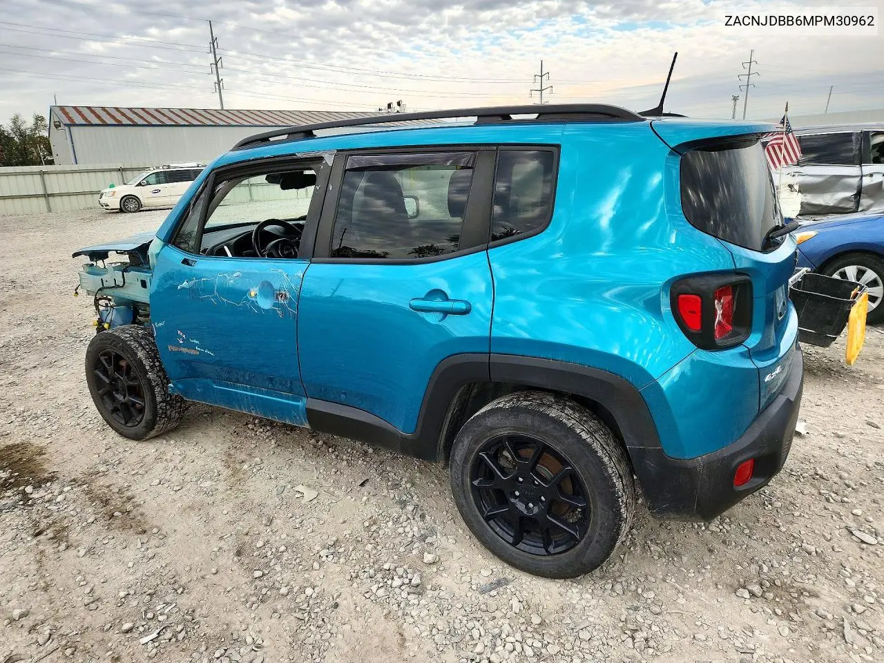 2021 JEEP RENEGADE VIN ZACNJDBB6MPM30962 — фото 2