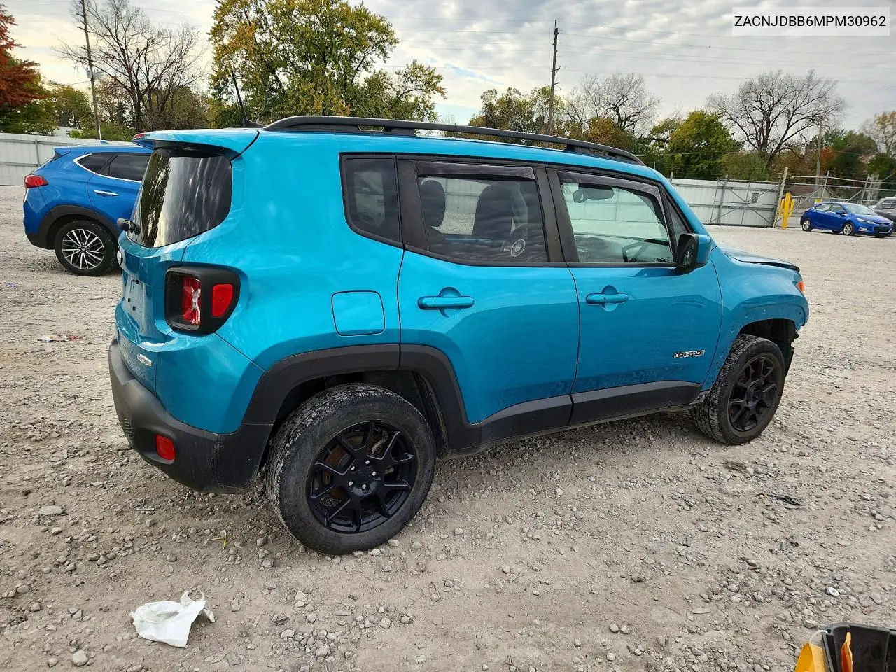 2021 JEEP RENEGADE VIN ZACNJDBB6MPM30962 — фото 3
