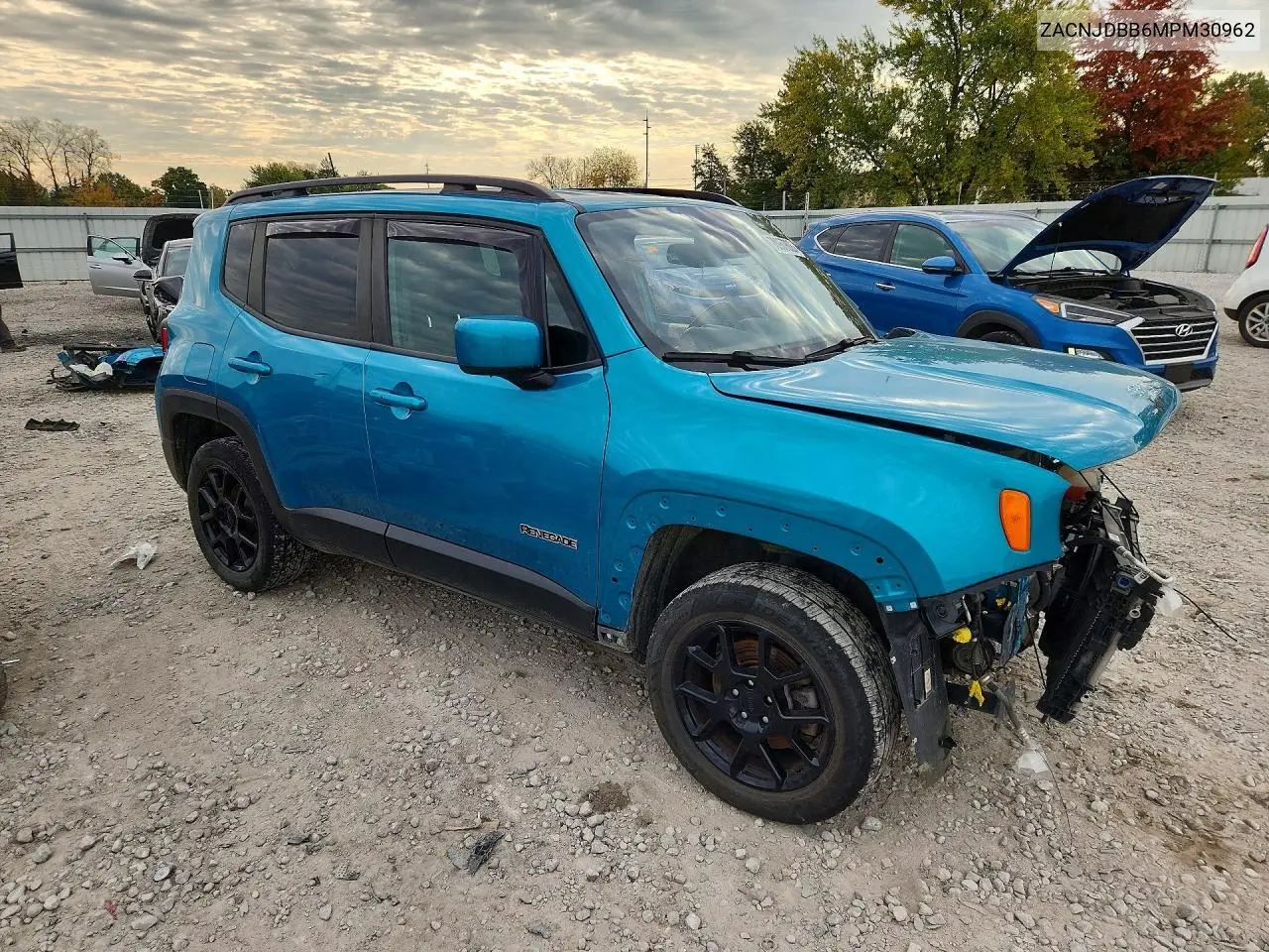 2021 JEEP RENEGADE VIN ZACNJDBB6MPM30962 — фото 4