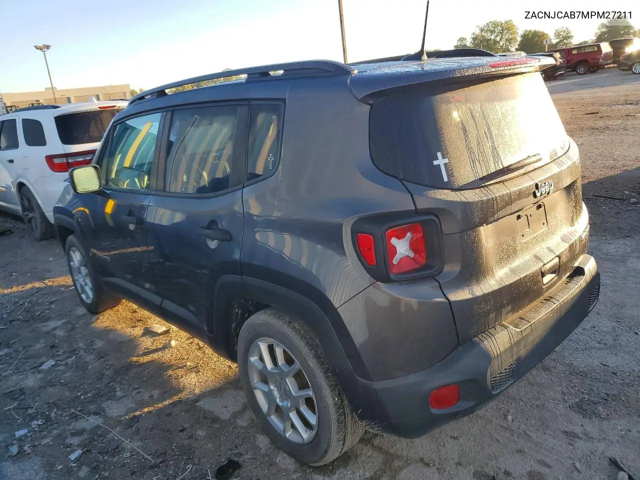 2021 JEEP RENEGADE VIN ZACNJCAB7MPM27211 — фото 2