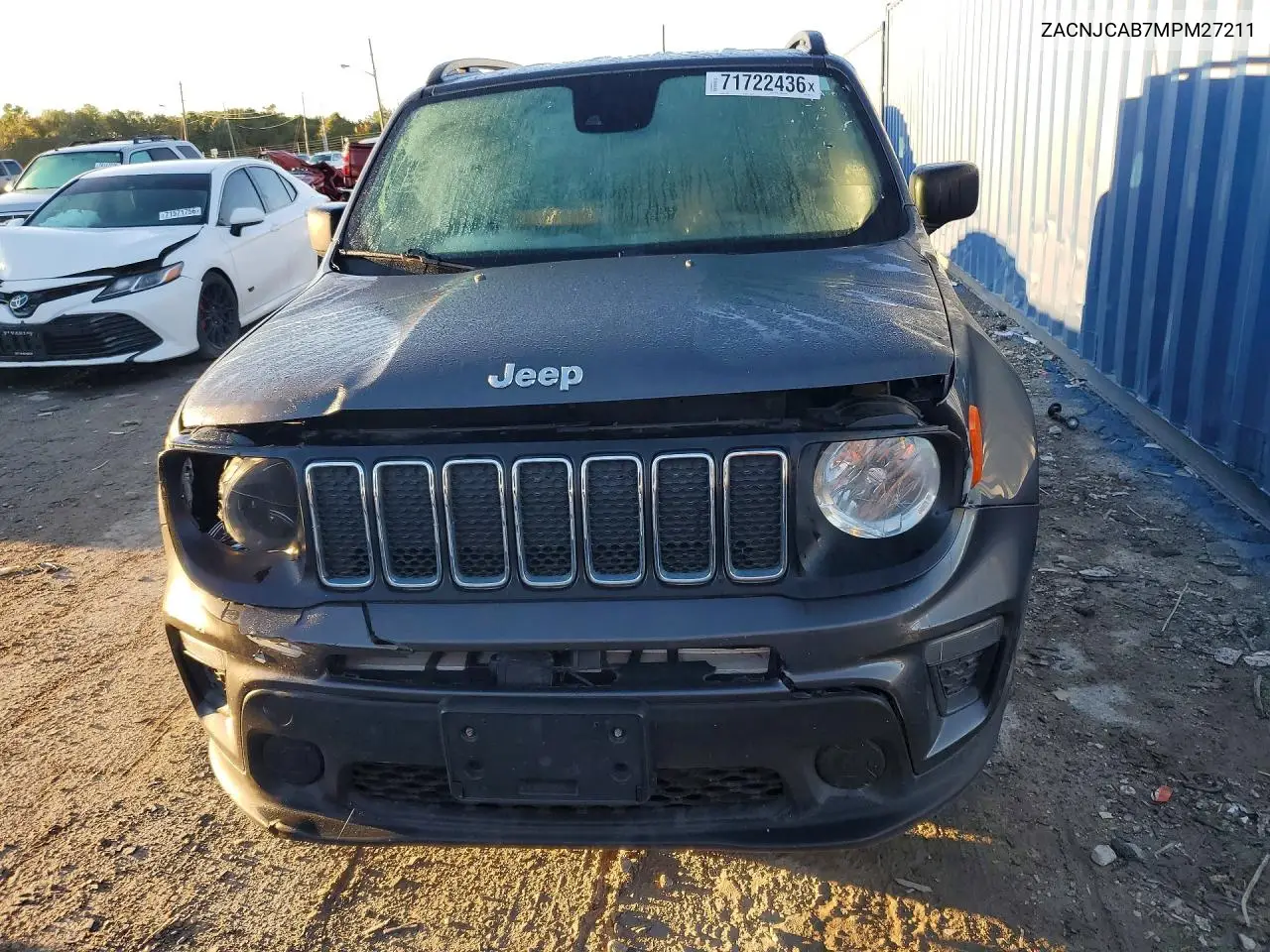 2021 JEEP RENEGADE VIN ZACNJCAB7MPM27211 — фото 5
