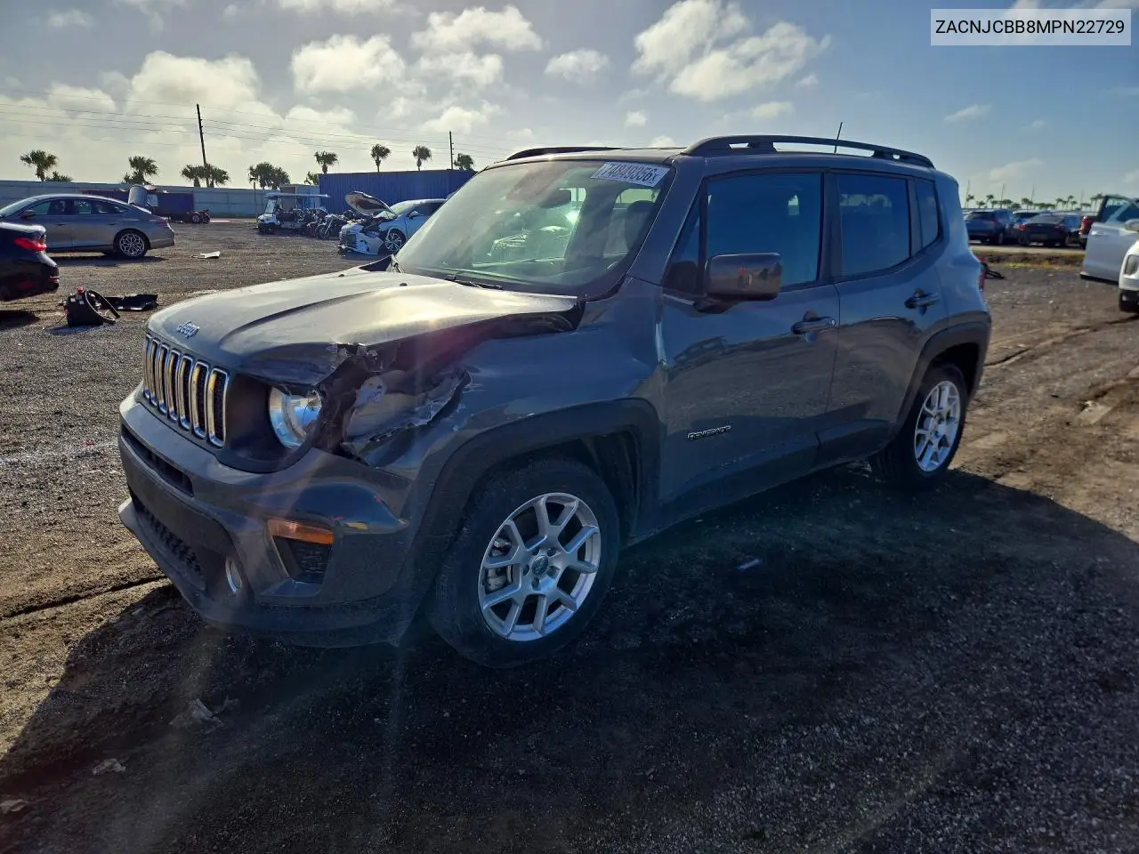 JEEP RENEGADE 2021, VIN ZACNJCBB8MPN22729