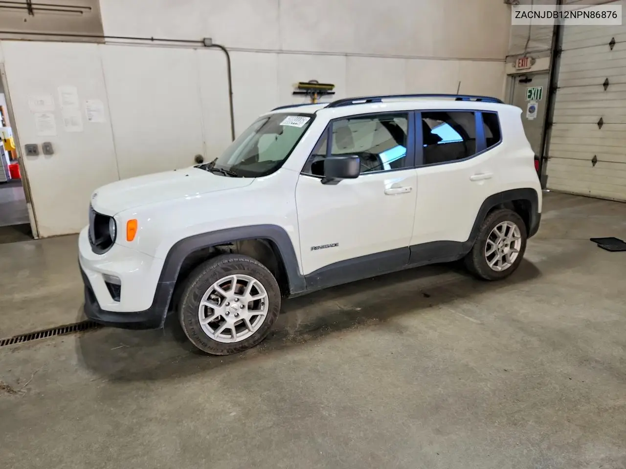 JEEP RENEGADE 2022, VIN ZACNJDB12NPN86876