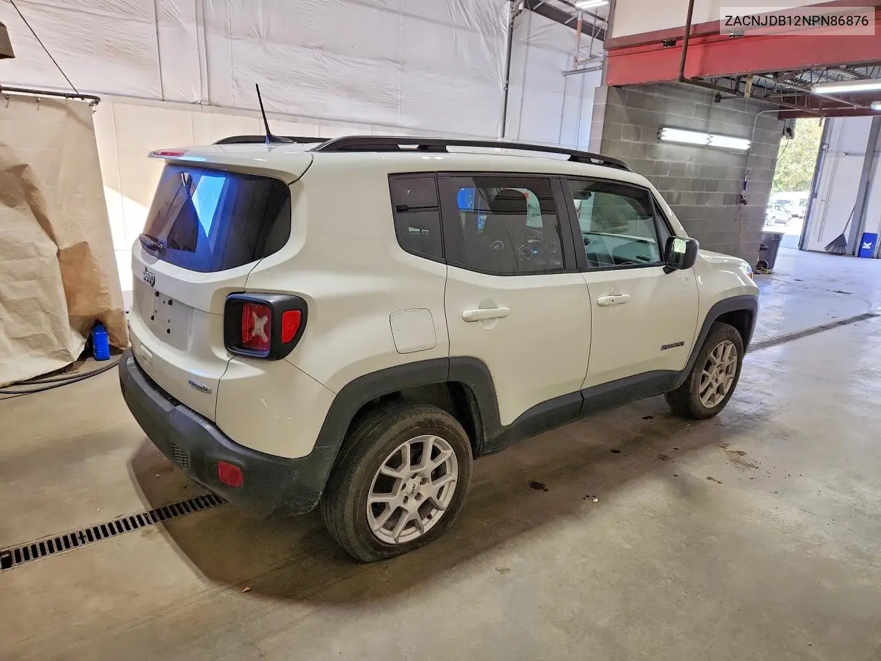 2022 JEEP RENEGADE VIN ZACNJDB12NPN86876 — фото 3