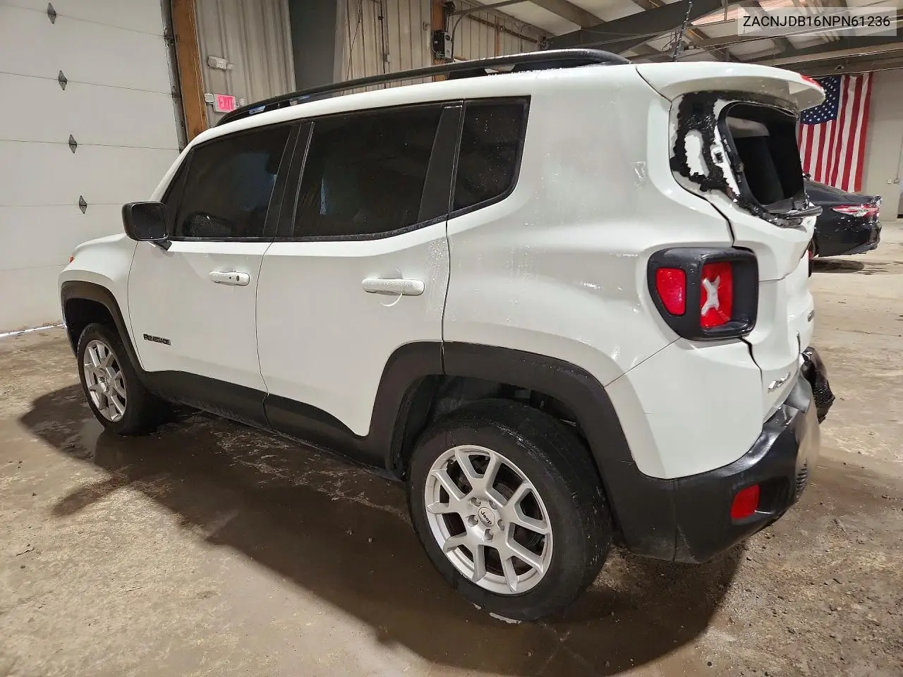 2022 JEEP RENEGADE VIN ZACNJDB16NPN61236 — фото 2