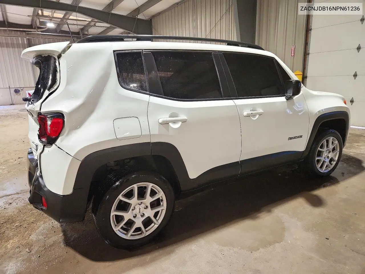 2022 JEEP RENEGADE VIN ZACNJDB16NPN61236 — фото 3