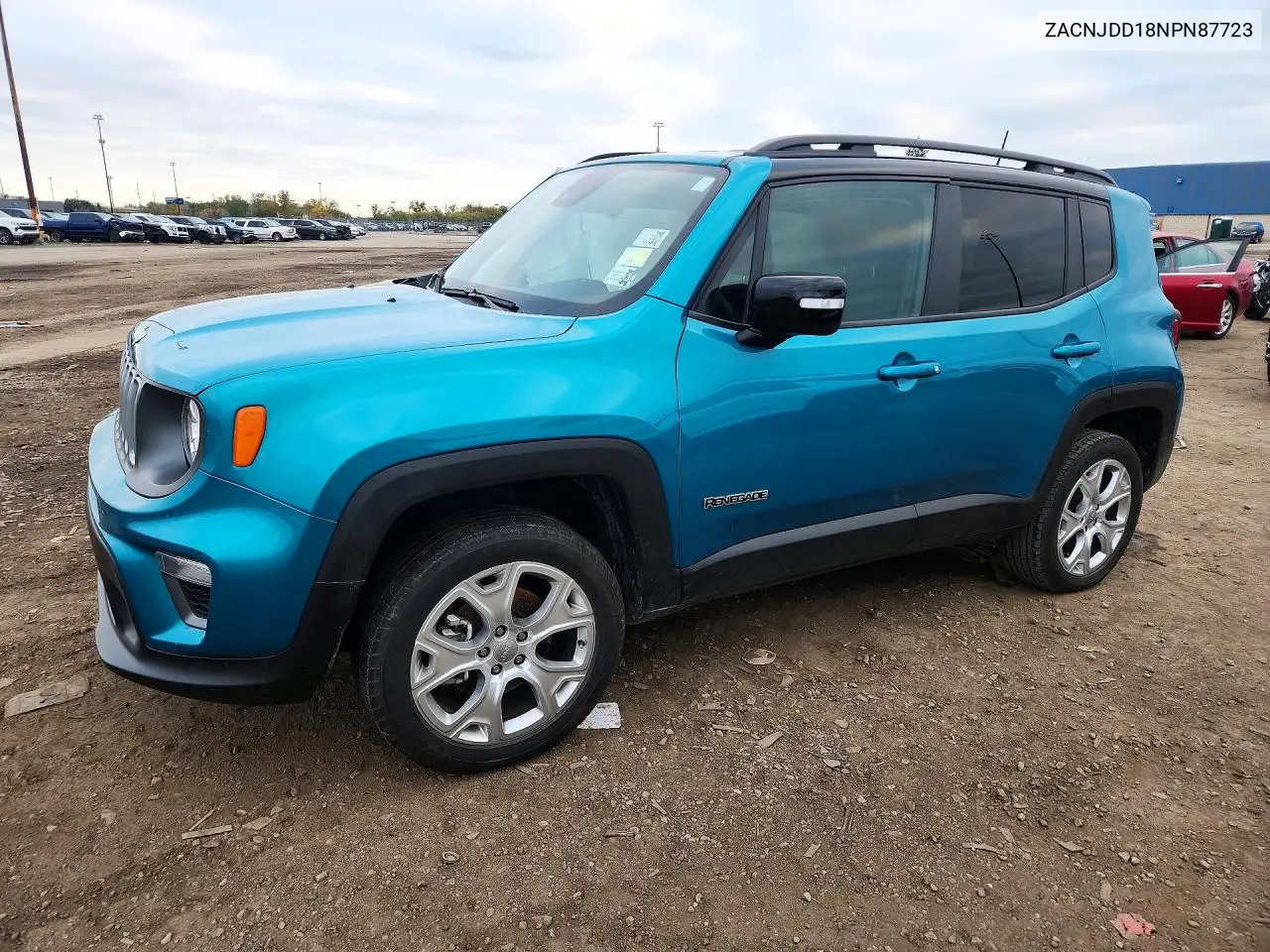 JEEP RENEGADE 2022, VIN ZACNJDD18NPN87723