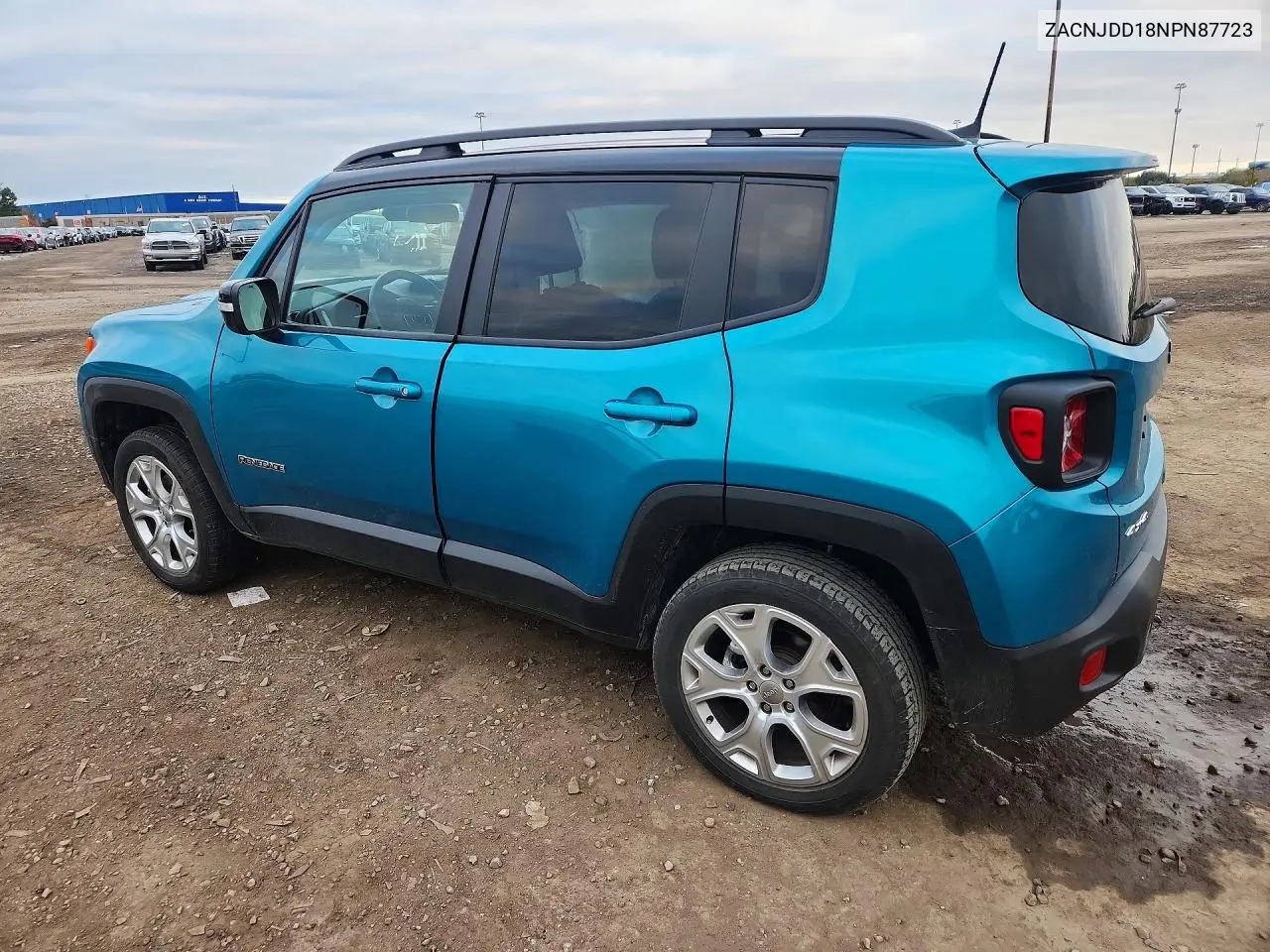 2022 JEEP RENEGADE VIN ZACNJDD18NPN87723 — фото 2