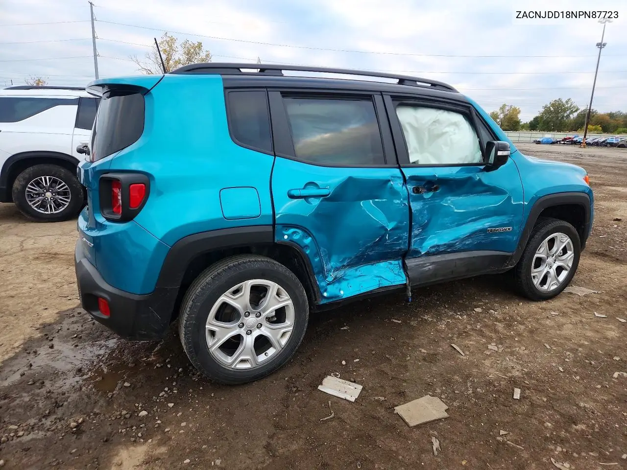 2022 JEEP RENEGADE VIN ZACNJDD18NPN87723 — фото 3