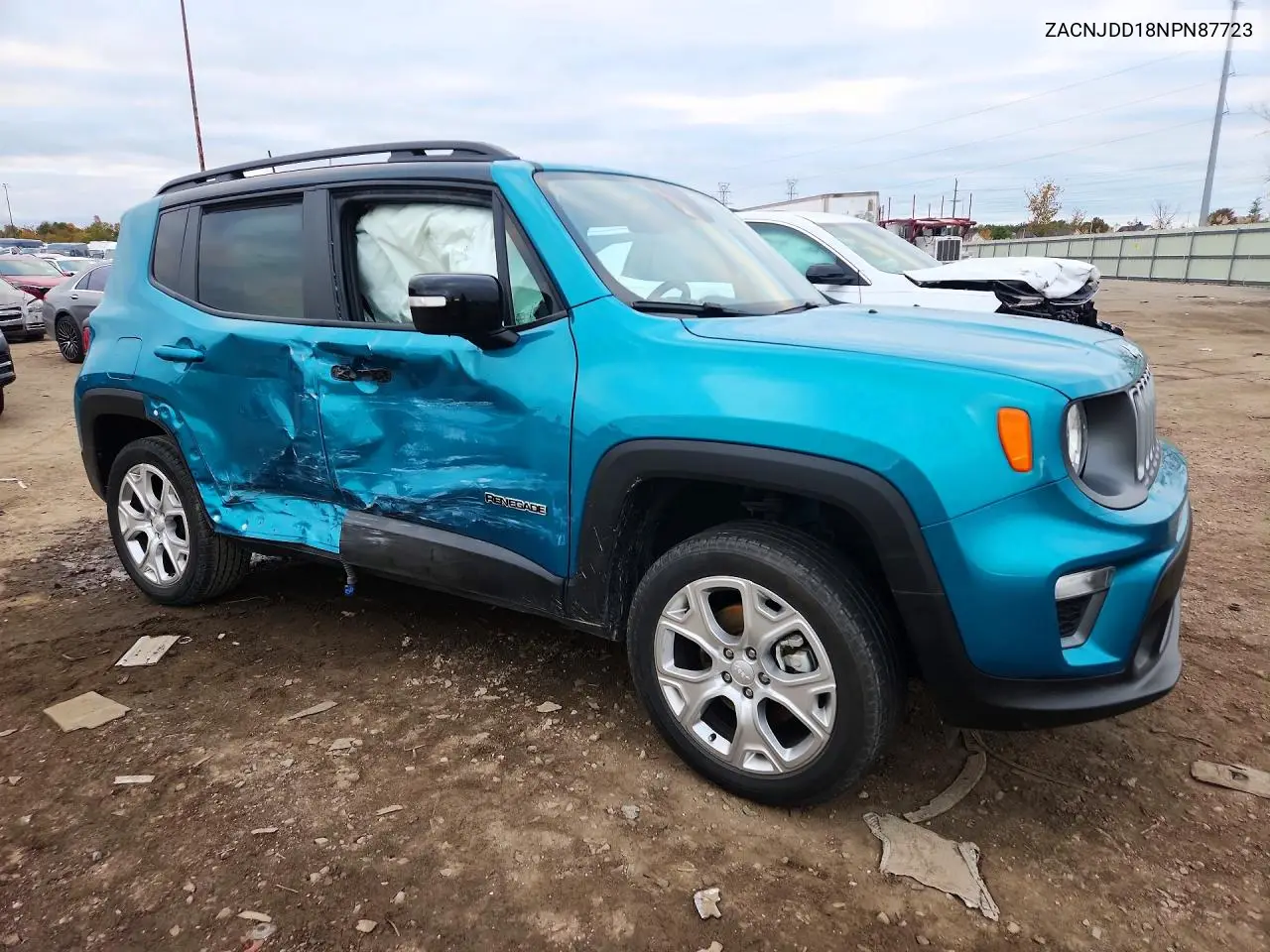 2022 JEEP RENEGADE VIN ZACNJDD18NPN87723 — фото 4