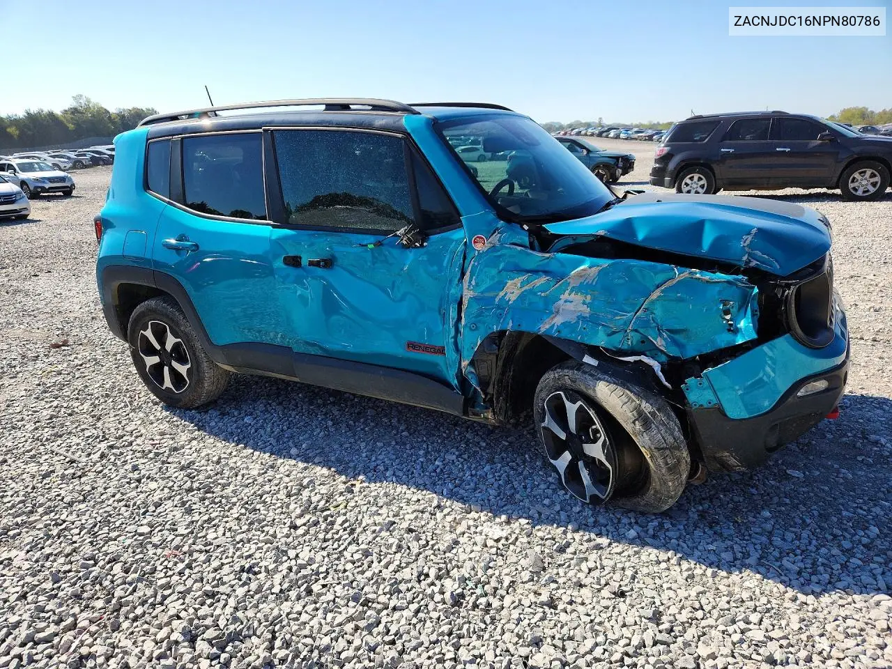 2022 JEEP RENEGADE VIN ZACNJDC16NPN80786 — фото 4