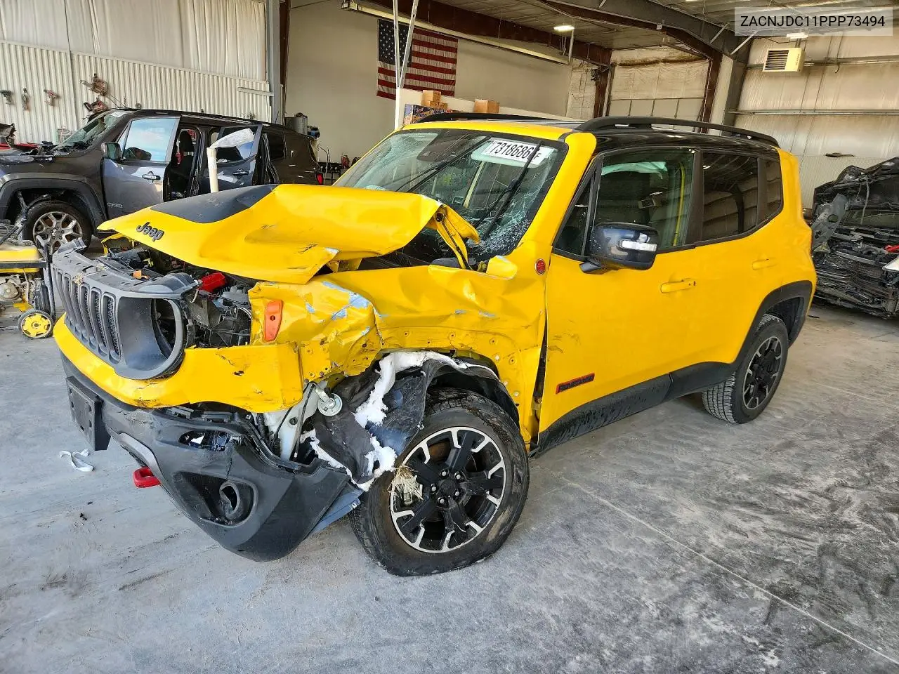 JEEP RENEGADE 2023, VIN ZACNJDC11PPP73494