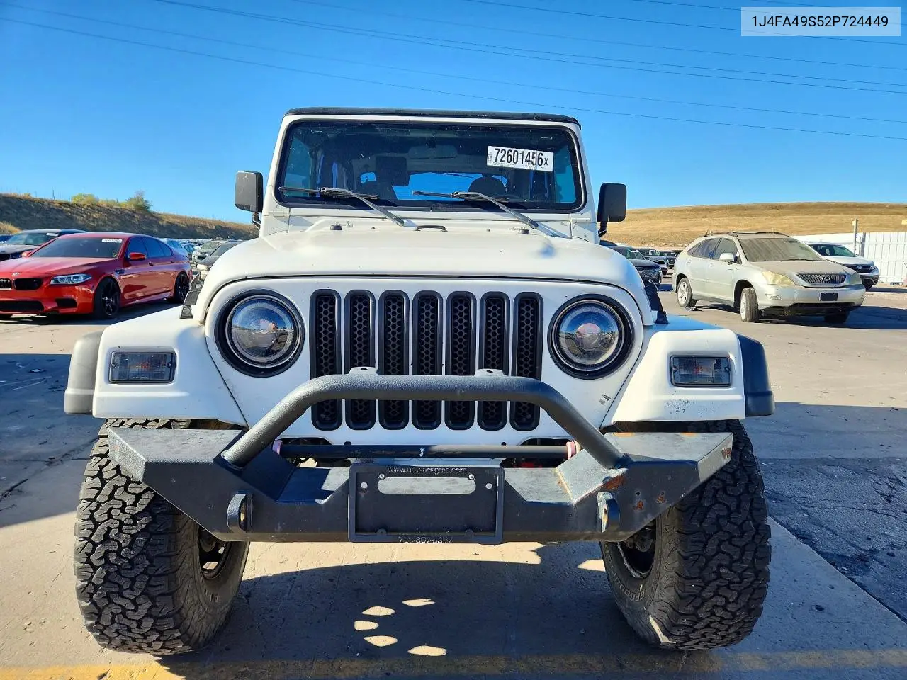 2002 JEEP WRANGLER VIN 1J4FA49S52P724449 — фото 5