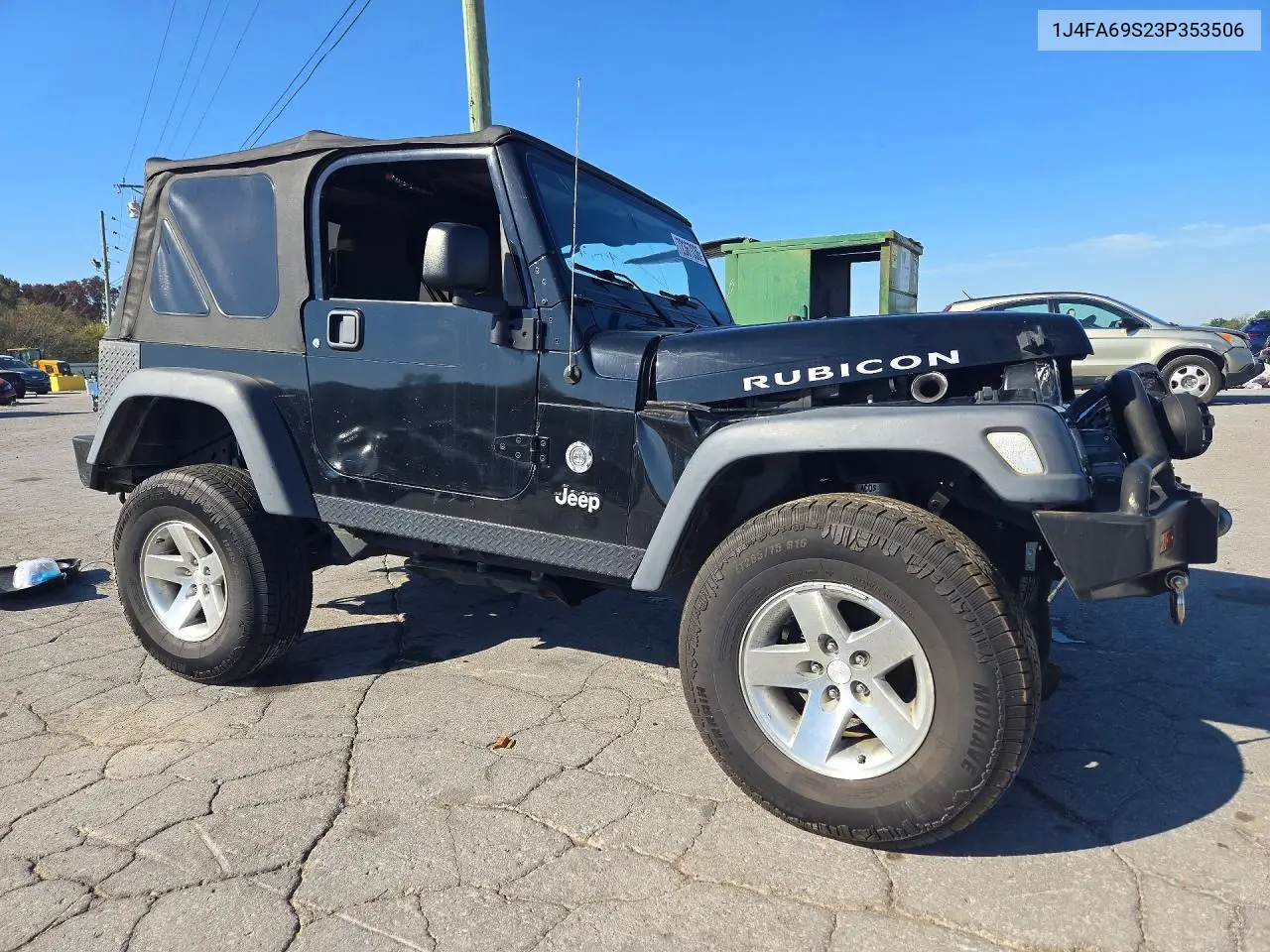 2003 JEEP WRANGLER VIN 1J4FA69S23P353506 — фото 4