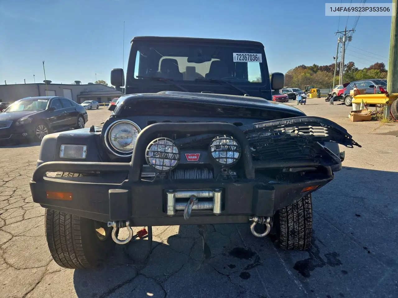 2003 JEEP WRANGLER VIN 1J4FA69S23P353506 — фото 5